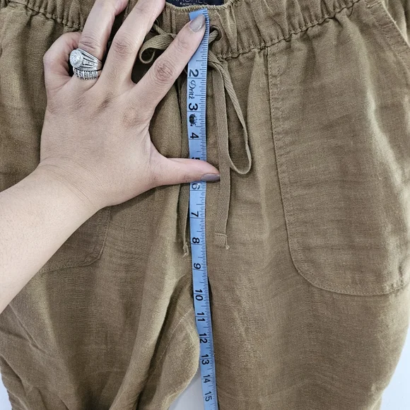 Rachel Ray Women's Causal Linen Pants - Picture 5 of 6
